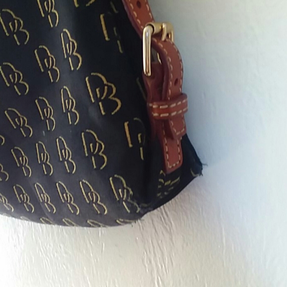 Dooney and Bourke Cross Body Black amd Brown - Picture 2 of 3